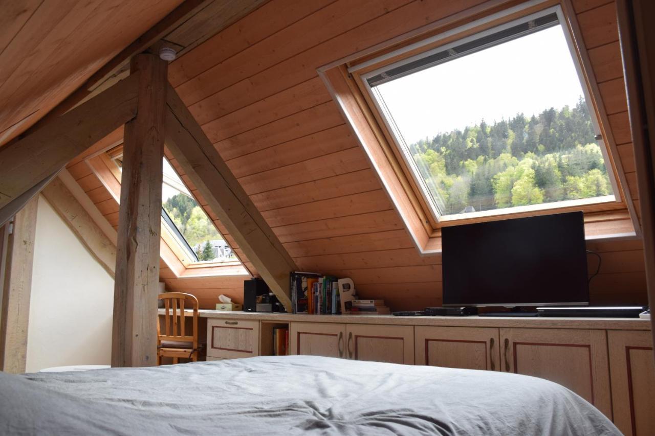 Petit Duplex De Charme Sous Les Toits Du Mont-Dore 외부 사진